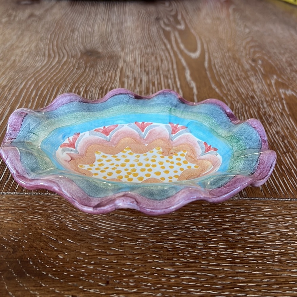 MacKenzie Childs Brittany soap dish